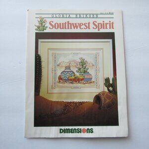 Southwest Spirit Dimensions Cross Stitch Chart Vintage Booklet #209 1992